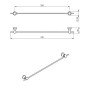 Novaservis Metalia 3 - Porte-serviette, chrome 6328,0