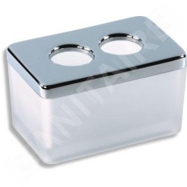 Novaservis Metalia 4 - Bocal pour tampons démaquillants, chrome 6422,0