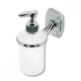 Novaservis Orfeus - Distributeur de savon avec support, chrome/verre 6955,0