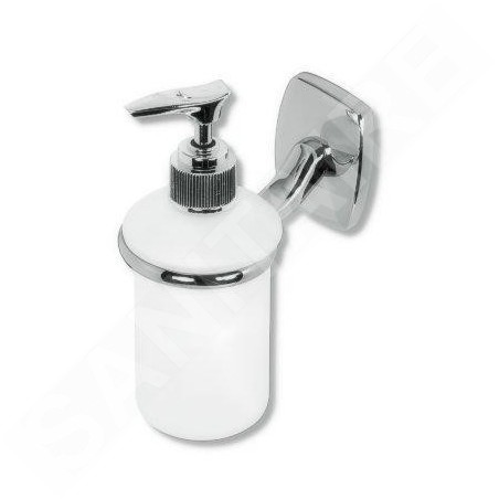 Novaservis Orfeus - Distributeur de savon avec support, chrome/verre 6955,0