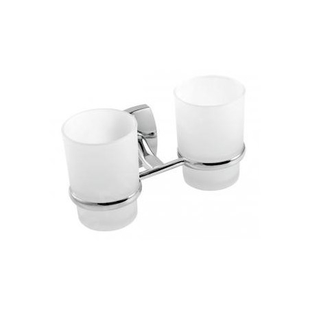 Novaservis Orfeus - Double support pour verres, chrome/verre 6957,0