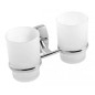 Novaservis Orfeus - Double support pour verres, chrome/verre 6957,0 Novaservis Orfeus - Double support pour verres, chrome/verre 6957,0