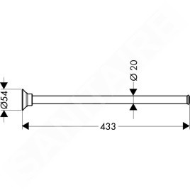 Axor Montreux - Porte-serviettes, nickel brossé 42020820