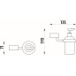 Nimco Bormo - Distributeur de savon liquide, chrome BR 11031C-26
