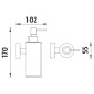 Nimco Unix - Distributeur de savon, chrome UN 13031MN-26