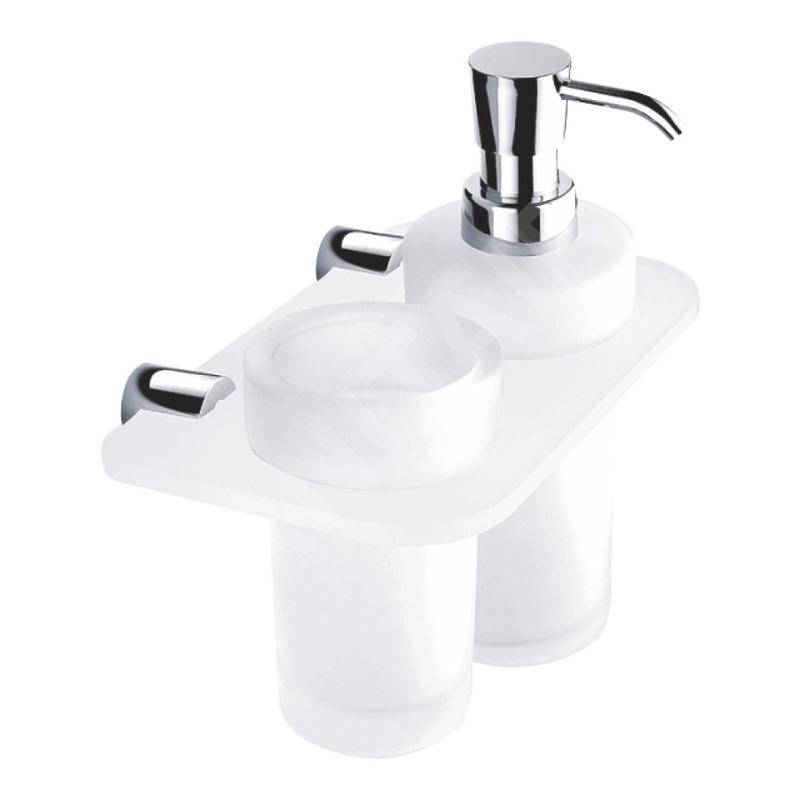 Nimco Bormo - Double support pour distributeur et verre, chrome BR X3-5831W-26