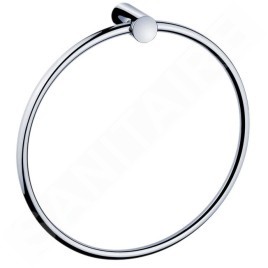 Nimco Bormo - Porte-serviettes rond, diamètre 20 cm, chromé BR 11060L-26