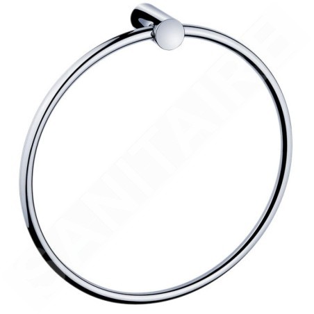 Nimco Bormo - Porte-serviettes rond, diamètre 20 cm, chromé BR 11060L-26