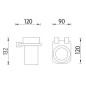 Nimco Bormo - Porte-verre, chromé BR X3-58W-26