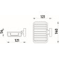 Nimco Unix - Porte-savon fil avec support, chrome UN 13059Z-26