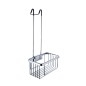 Nimco Kibo - Tablette en fil métallique, 180x85x105 mm, chromée Ki 14015H-26