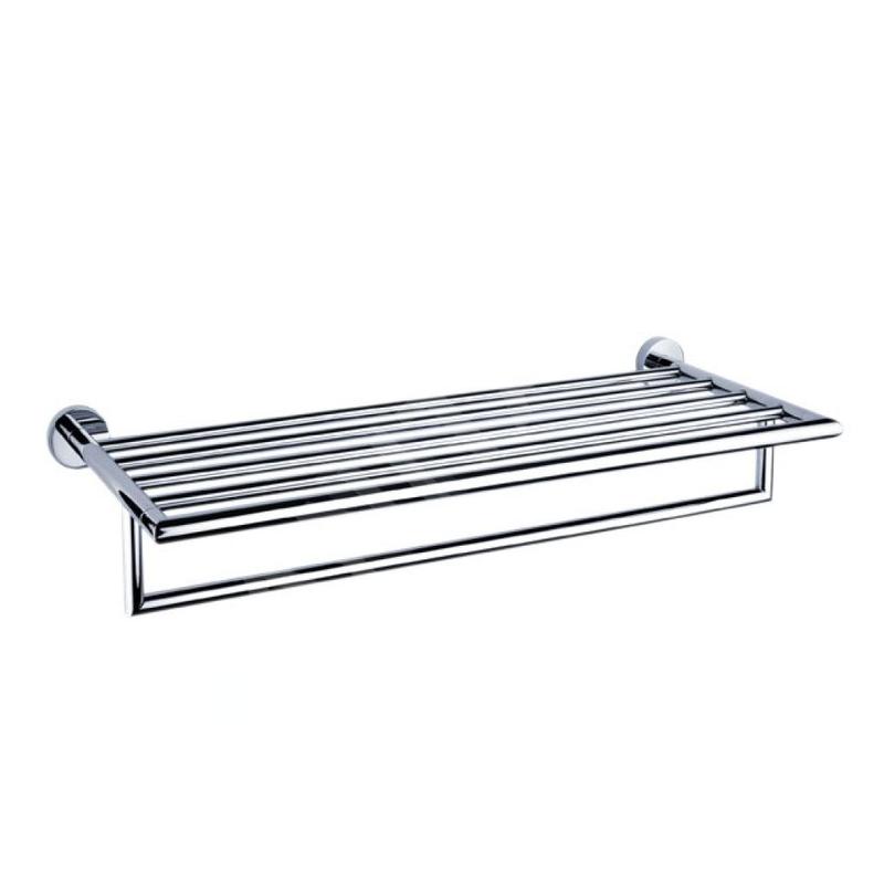 Nimco Unix - Tablette avec porte-serviettes, longueur 650 mm, chromé UN 13063A-26