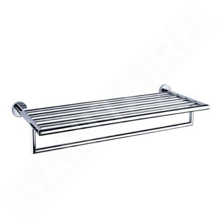Nimco Unix - Tablette avec porte-serviettes, longueur 650 mm, chromé UN 13063A-26