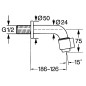 Hansa Nova - Robinet mural de lavabo, chrome 00968101