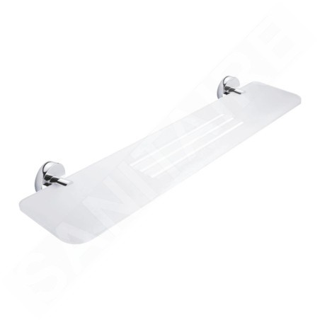 Nimco Unix - Tablette IXI avec trous fraisés, 60 cm, chromée UN X360-26