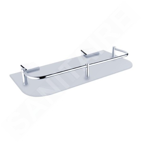 Nimco Kibo - Tablette, longueur 300 mm, verre dépoli/chrome Ki 14091AX-30-26