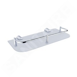 Nimco Bormo - Tablette, longueur 300 mm, verre dépoli/chrome BR 11091AX-30-26