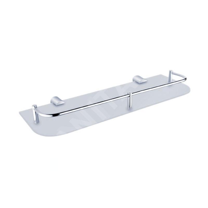 Nimco Bormo - Tablette, longueur 400 mm, verre dépoli/chrome BR 11091AX-40-26