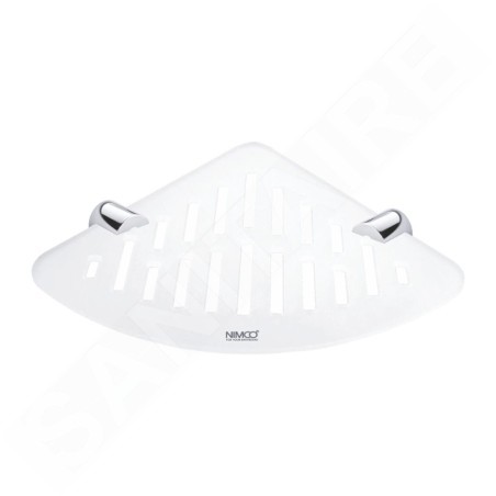 Nimco Bormo - Tablette d'angle avec fraisage, chromée BR X212-26