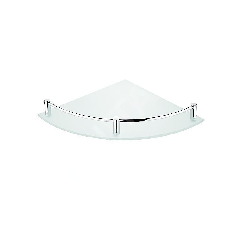 Nimco Pièces de rechange - Verre d'angle de remplacement avec cadre, chromé 1091RA-26
