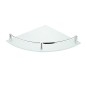 Nimco Pièces de rechange - Verre d'angle de remplacement avec cadre, chromé 1091RA-26