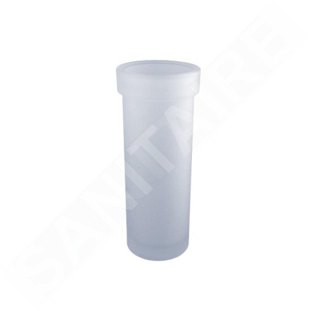 Nimco Pièces de rechange - Récipient pour brosse de toilette, verre solide 1094W