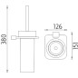 Nimco Kibo - Brosse de toilette, chromée Ki X3-94W-26