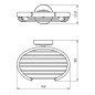 Novaservis Metalia 11 - Grille porte-savon, chrome 0148,0 Novaservis Metalia 11 - Grille porte-savon, chrome 0148,0
