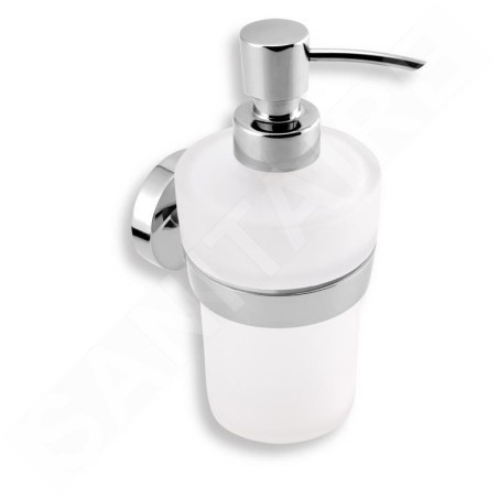 Novaservis Metalia 11 - Distributeur de savon avec support, chrome 0155,0
