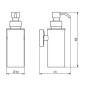 Novaservis Metalia 11 - Distributeur de savon métal, chrome 0177,0 Novaservis Metalia 11 - Distributeur de savon métal, chrome 0177,0