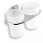 Novaservis Metalia 12 - Support pour deux verres, verre/chrome 0257,0 Novaservis Metalia 12 - Support pour deux verres, verre/chrome 0257,0