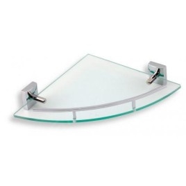 Novaservis Metalia 12 - Tablette d’angle avec barre de protection, chrome 0258,0