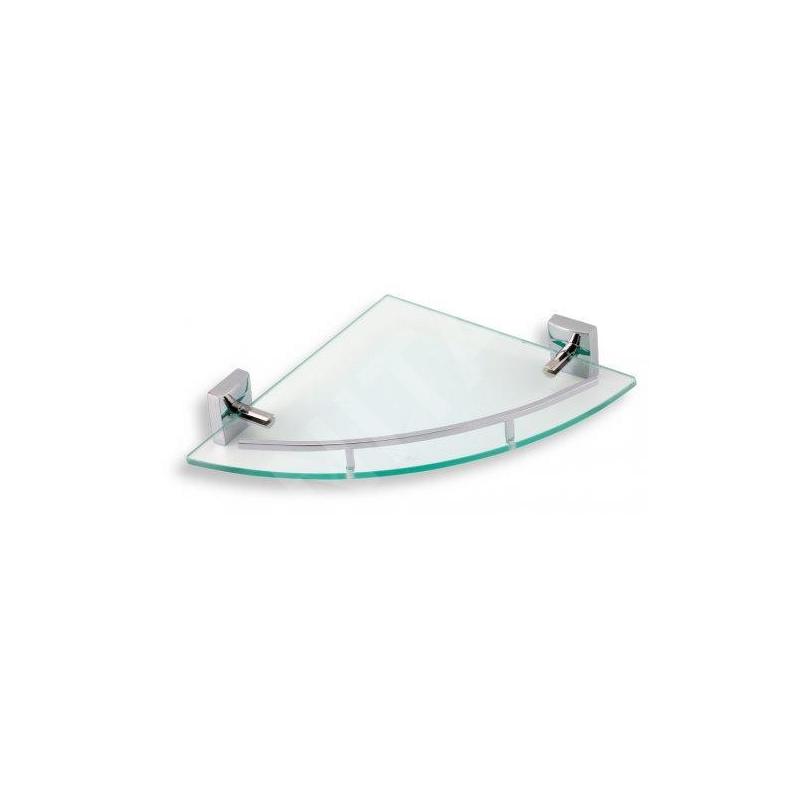 Novaservis Metalia 12 - Tablette d’angle avec barre de protection, chrome 0258,0 Novaservis Metalia 12 - Tablette d’angle avec barre de protection, chrome 0258,0