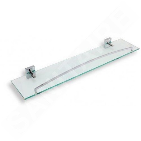 Novaservis Metalia 12 - Tablette avec barre de protection, chrome 0253,0