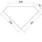 Novaservis Titania Yacore - Tablette d’angle avec deux crochets rotatifs, plastique 65535,1 Novaservis Titania Yacore - Tablette d’angle avec deux crochets rotatifs, plastique 65535,1