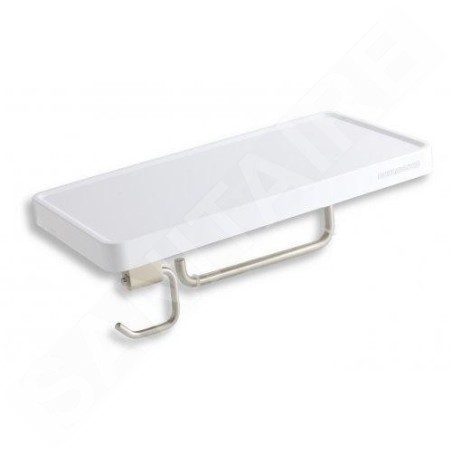 Novaservis Titania Yacore - Porte-rouleaux avec tablette, plastique 65540,1