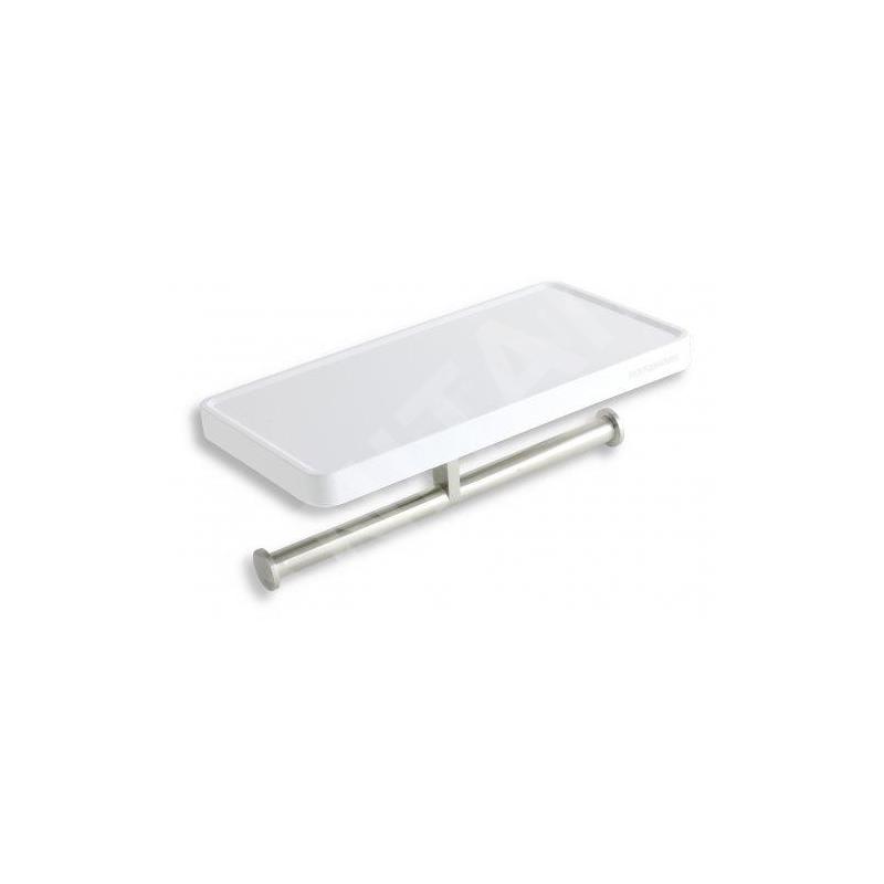Novaservis Titania Yacore - Tablette avec porte-rouleaux, plastique 65581,1 Novaservis Titania Yacore - Tablette avec porte-rouleaux, plastique 65581,1