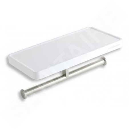 Novaservis Titania Yacore - Tablette avec porte-rouleaux, plastique 65581,1