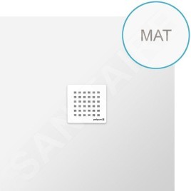Polysan Flexia - Receveur de douche, 800x800 mm, possibilité de modifier les dimensions, blanc mat 72941MAT