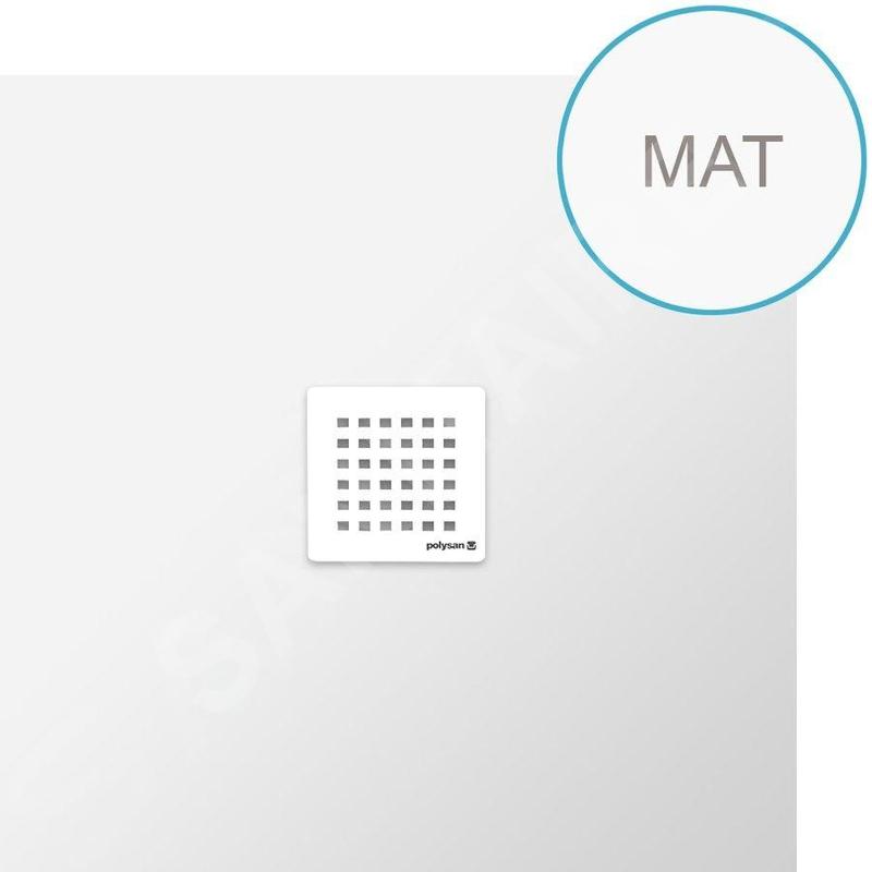Polysan Flexia - Receveur de douche, 800x800 mm, possibilité de modifier les dimensions, blanc mat 72941MAT Polysan Flexia - Receveur de douche, 800x800 mm, possibilité de modifier les dimensions, blanc mat 72941MAT
