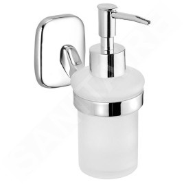Aqualine Rumba - Distributeur de savon, verre à lait/chrome RB119
