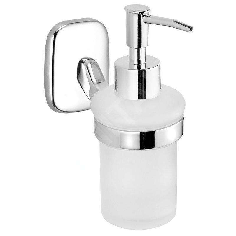 Aqualine Rumba - Distributeur de savon, verre à lait/chrome RB119