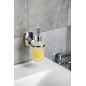 Aqualine Rumba - Distributeur de savon, verre à lait/chrome RB119