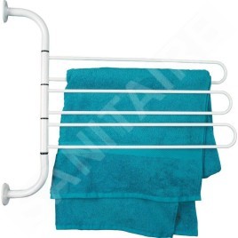 Aqualine White Line - Séchoir triple pivotant, blanc 8002
