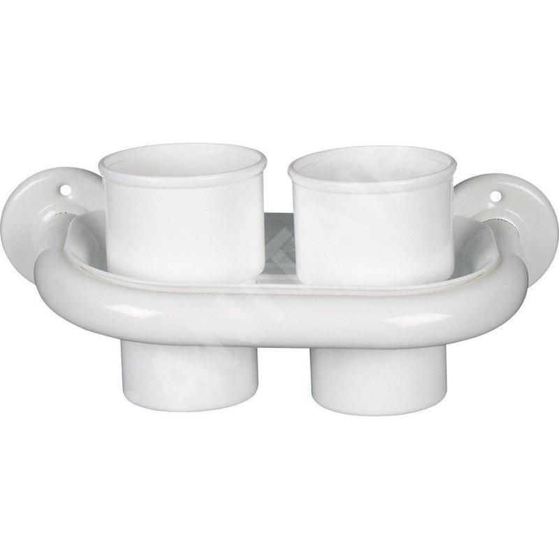 Aqualine White Line - Porte-gobelet, blanc 8007