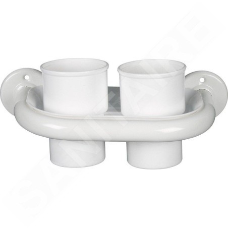 Aqualine White Line - Porte-gobelet, blanc 8007