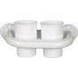 Aqualine White Line - Porte-gobelet, blanc 8007