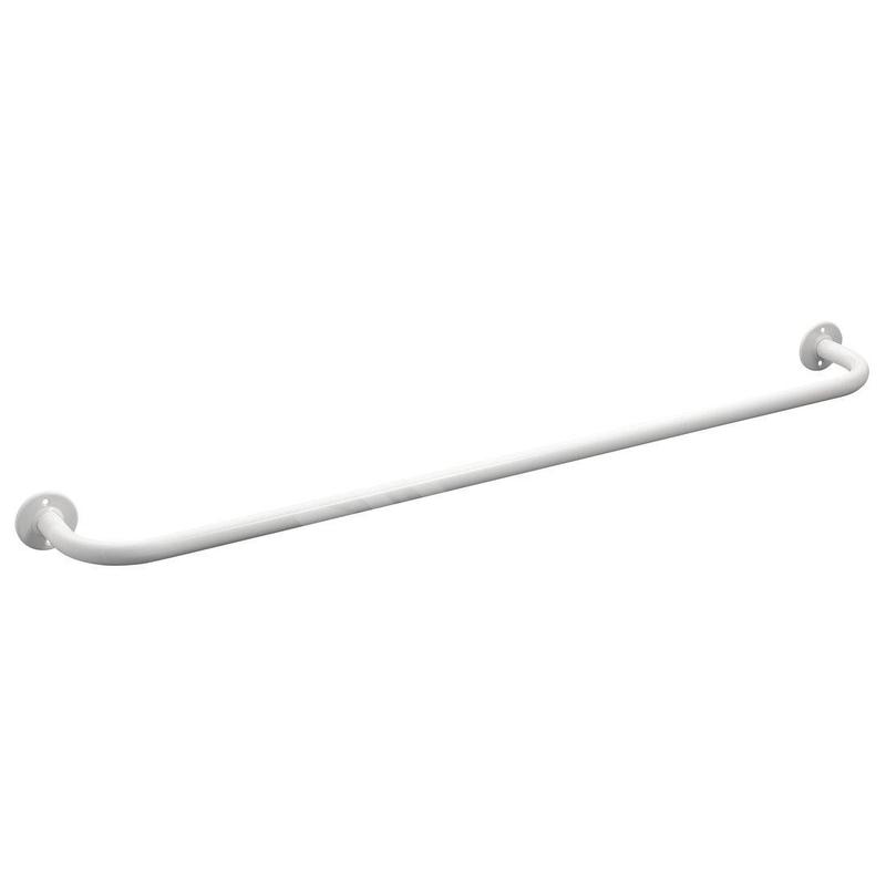 Aqualine White Line - Porte-serviettes, longueur 874 mm, blanc 8013