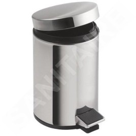 Aqualine Simple Line - Poubelle 12 L, acier inoxydable poli 27112
