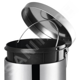Aqualine Simple Line - Poubelle 12 L, acier inoxydable poli 27112